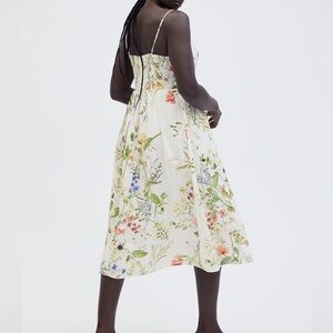 Linen Blend Midi dress